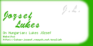 jozsef lukes business card